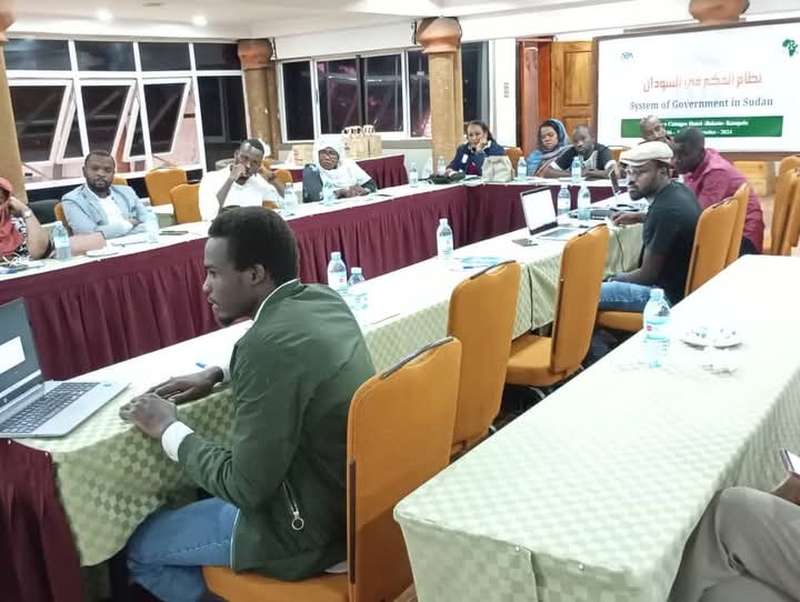 Workshop participants during a session on the system of government in Sudan